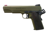 T R Imports 191145GREEN 1911 45 ACP 7+1 Overall Green Cerakote, Walnut Grip