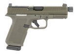Ruger 19440 RXM  Sports South Exclusive Compact 9mm Luger 15+1 4" Black FNC Nitride Threaded Barrel, OD Green Alloy Steel Optic Ready/Serrated Slide, OD Green Polymer Frame w/Accessory Rail, Textured
