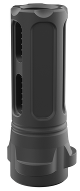 Breek BRK4324 Sentinel Caged Flash Hider Black Nitride Steel 5/8"x24 Threads 9mmLuger Compatible w/ Breek-LOK 3QD