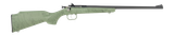 Crickett KSA2342 My First Rifle Gen2 22 LR 1rd 16.13" Blued Single Shot Barrel, Drilled & Tapped Receiver, Green w/Black Webbing Fixed Synthetic Stock