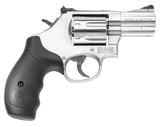 Smith & Wesson 164192 Model 686 Plus 357 Mag or 38 S&W Spl +P  Stainless Steel 2.50" Barrel, 7 Shot, Satin Stainless Steel L-Frame, Red Ramp Front/Adjustable White Outline Rear Sights, Internal Lock