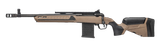 Savage Arms 32986 110 Scout V2 300 Blackout 10+1 16.50" Medium Heavy Profile Barrel, Arca Rail Forend, Coyote Tan AccuStock w/AccuFit V2 Synthetic Stock, Left Hand