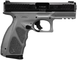 Taurus 1TS9SR041GR TS9  9mm Luger 17+1 4" Matte Black Steel Barrel, Matte Black Serrated Slide, Gray Polymer Frame w/Picatinny Rail, Gray Polymer Grip w/Interchangeable Backstraps