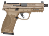 Smith & Wesson 14832 M&P9 M2.0 Sports South Exclusive 9mm Luger 23+1 4.72" Black Armornite Threaded Barrel, Flat Dark Earth Cerakote Stainless Steel Optic Ready/Serrated Slide, Flat Dark Earth Polymer