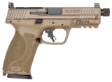 Smith & Wesson 14832 M&P9 M2.0 Sports South Exclusive 9mm Luger 23+1 4.72" Black Armornite Threaded Barrel, Flat Dark Earth Cerakote Stainless Steel Optic Ready/Serrated Slide, Flat Dark Earth Polymer