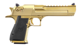 Magnum Research DE357ZNG Desert Eagle Mark XIX 357 Mag 9+1 6" Picatinny Rail Barrel, Gold Zirconium Nitride Serrated Slide & Frame