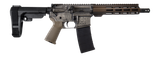 Shark Coast Tactical SCC07527VIK-P Viking 5.56 NATO 30+1 10.50" Black Nitride Threaded Barrel, Aluminum Receiver w/Picatinny Rail, M-LOK Handguard, Polymer SB Tactical SBA3 Brace, Magpul MOE Grip, Rig