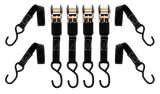 MUDDY MUD-SDRS10-4PK  1"X10'STD DUTY RATCHET STRAP