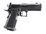 Alpha Foxtrot AA39X1QIG-XDBK19 AF1911 Romulus Compact Frame 9mm Luger 20+1 3.50" Black DLC Threaded Compensated Barrel, Black DLC Stainless Steel Optic Ready/Serrated Slide, Black DLC Stainless Steel