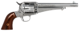 Taylors & Company 550389 1875 Army Outlaw 45 Colt (LC) Caliber with 7.50" Barrel, 6rd Capacity Cylinder, Overall White Engraved Finish Steel & Walnut Grip