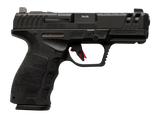 Sarsilmaz SAR9CG3BL10 SAR9 Gen3 Compact 9mm Luger 10+1 4.10" Black Barrel, Black Steel Optic Cut/Serrated Slide, Black Polymer Frame w/Picatinny Rail, Textured Grip, RMSc Footprint