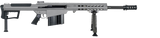 BARR 18068-S M107A1 FLUTED     50BMG   20 10R GRY