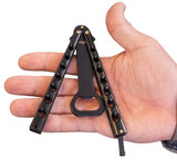 CAMP CBG-BF1021BK BUTTERFLY BOTTLE OPENER BLK