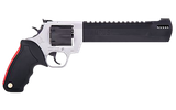 Taurus 2500105RH Raging Hunter  Large Frame 500 S&W Mag 5rd 10" Matte Black Ported/Target Crown Barrel, Matte Black Cylinder, Matte Stainless Steel Frame, Black Rubber Grip