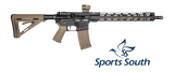 Diamondback DB175AK223 DB15  Sports South Exclusive 5.56 NATO 30+1 16" Flat Dark Earth Cerakote Threaded Barrel, Black Cerakote Aluminum Receiver w/Picatinny Rail, M-LOK Handguard, Magpul MOE Flat Dar