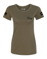 GLK AP96367 GLOCK GIRL FLAG TEE S   GRN