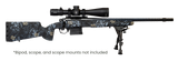 Horizon Firearms HRF-VNP-308W-24R-P Vandal Prime 308 Win 24" Black Chrome Spiral Fluted Threaded Barrel, Black Chrome Steel Receiver w/Picatinny Rail, Arca Rail Forend, Textured Iota EKO Carbon Fiber