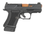 Shadow Systems SS-4011-B CR920 Elite 9mm Luger 13+1, 3.41" Bronze TICN Match Grade/Spiral Fluted Barrel, Black Nitride Optic Cut/Serrated/Window Cut Stainless Steel Slide, Black Polymer Frame w/Beaver