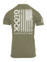 GLK AP96402 PERFECTION FLAG TEE 3XL GRN