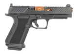 Shadow Systems SS-1027-B MR920L Elite 9mm Luger 15+1, 4.50" Black Nitride Match Grade/Spiral Fluted Barrel, Black Nitride Optic Cut/Serrated/Window Cut Stainless Steel Slide, Black Polymer Frame w/Bea