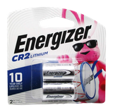 ENERGIZER EL1CR2BP2.B4  CR2 LITHIUM BATTERIES 2PK