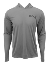 GLK AP96415 HOODED PERFORMANCE SHIRT S   GREY
