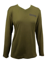 GLK AP96426 LADIES PERFORMANCE SHIRT GRN S