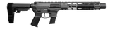 CMMG 45AEA70-TNG MkG 45 ACP 13+1 6.50" Black Nitride Threaded Barrel. Tungsten Cerakote Aluminum Receiver w/Picatinny Rail, M-LOK Handguard, Black Polymer CMMG RipBrace, CMMG Zeroed Grip, Ambidextrous