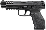 HK 81001158 VP9L  9mm Luger 10+1 5" Black Polygonal Rifled Barrel, Long/Lightening Cuts/Optic Cut Steel Slide, Polymer Frame w/Picatinny Rail, Black Interchangeable Backstrap Grip