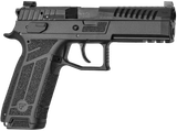 CZ-USA 01670 P-09 F Nocturne Full Size Frame 9mm Luger 10+1 4.53" Black Steel Barrel, Black Optic Cut/Serrated Steel Slide, Black Polymer Frame w/Picatinny Rail, Textured Grip