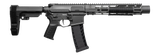 CMMG 94A68CD-TNG Zeroed Banshee Mk4 9mm Luger 33+1 6.50" Black Nitride Threaded Barrel, Tungsten Cerakote Aluminum Receiver w/Picatinny Rail, M-LOK Handguard, Black Polymer CMMG RipBrace, CMMG Zeroed