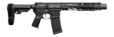 CMMG 30A0ED0-AB Zeroed Banshee Mk4 300 Blackout 30+1 6.50" Black Nitride Threaded Barrel, Black Armor Cerakote Aluminum Receiver w/Picatinny Rail, M-LOK Handguard, Black Polymer CMMG RipBrace, CMMG Ze