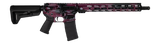 Shark Coast Tactical SCC02119ABKCH Anime-15  5.56 NATO 30+1 16" Black Nitride Threaded Barrel, Black Cherry Cerakote Aluminum Receiver w/Picatinny Rail, M-LOK Handguard, Magpul Collapsible Black Polym