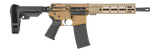 Shark Coast Tactical SCC07282SCAR-P Scarbog  5.56 NATO 30+1 10.50" Black Nitride Threaded Barrel, Aluminum Receiver w/Picatinny Rail, M-LOK Handguard, Polymer SB Tactical SBA3 Brace, Polymer Grip