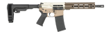 Shark Coast Tactical SCC07299SIESTA-P Siesta  5.56 NATO 30+1 10.50" Black Nitride Threaded Barrel, Aluminum Receiver w/Picatinny Rail, M-LOK Handguard, Polymer SB Tactical SBA3 Brace, Polymer Grip
