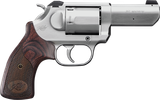 Kimber Mfg, Inc 3400016CA K6S *CA Compliant DA/SA 357 Mag 6 Shot 3" Brushed Stainless Steel Barrel & Cylinder, Brushed Stainless Stainless Steel Frame, Diamond Checkering Grip, Exposed Hammer
