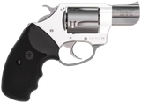 Charter Arms 53820 Undercover Lite Compact 38 Special, 5 Shot 2" Stainless Steel Barrel & Cylinder, Anodized Aluminum Frame w/Black Finger Grooved Rubber Grip, Exposed Hammer
