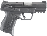 Ruger 8639 American Pistol Compact 9mm Luger 3.55" Barrel 17+1 Or 12+1, Black Polymer Frame With Picatinny Acc. Rail,  Nitride Stainless Steel Slide, Ambidextrous Manual Safety