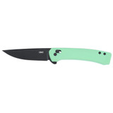 CRKT Q COMPACT 3.05" PLAIN EDGE AQUA