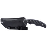 CRKT BURROWER 3.66" PLN BLK W/SHEATH