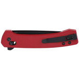 CRKT Q COMPACT 3.05" PLAIN EDGE RED