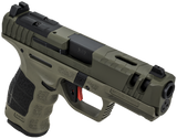 SAR USA SAR9CG3OD SAR9 C Gen3 Compact Frame 9mm Luger 15+1 4" Black Steel Barrel, OD Green Cerakote Steel Slide, OD Green Polymer Frame w/Picatinny Rail, Black Interchangeable Backstrap Grip