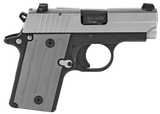 Sig Sauer 238380TSS2CA P238 *CA Compliant 380 ACP Caliber with 2.70" Barrel, 6+1 Capacity, Black Hardcoat Anodized Finish Aluminum Beavertail Frame, Serrated Stainless Steel Slide & Gray Polymer Grip