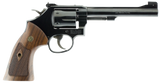 Smith & Wesson 150718 Model 48 Classic 22 WMR Blued Carbon Steel 6" Barrel, 6rd Cylinder & K-Frame,  Wood Grip