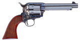 Taylors & Company 556208DE Short Stroke Gunfighter  45 Colt (LC) 6rd 5.50" Blued Cylinder & Barrel Color Case Hardened Steel Frame Checkered Walnut Army Size Grip (Taylor Tuned)