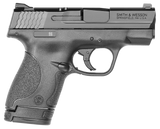 Smith & Wesson 187021 M&P Shield *CA Compliant Micro-Compact Frame 9mm Luger 7+1/8+1, 3.10" Black Armornite Stainless Steel Barrel & Serrated Slide, Black Polymer Frame & Grip,