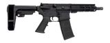 Andro Corp Industries 3008CB ACI-15 CQB 300 Blackout 30+1 8" Black Nitride Threaded Barrel, Black Anodized Aluminum Receiver w/Picatinny Rail, M-LOK Handguard, Black Polymer SBA3 Pistol Brace, A2 Grip