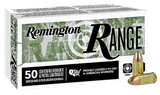 Remington Ammunition R27780 Range  9mmLuger 124gr Full Metal Jacket 50 Per Box/20 Case