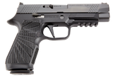 Wilson Combat SIGWCP320F9B P320  9mm Luger 17+1 4.70" Chrome Moly Barrel, Black DLC Serrated Stainless Steel Slide, Black Polymer Frame w/Picatinny Rail, Black Polymer Grip