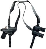 1791 Gunleather NSS1SBLHR  Optic Ready Shoulder Horizontal Black Fits 1911 Right Hand